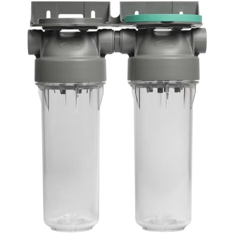 Porte filtres à eau double 9' 3/4 2P ECOSOFT (1/5)