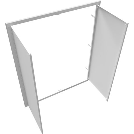 Atole – Trappe de visite métallique grand format 1120 x 1080 mm – Acier thermolaqué anti-corrosion – Ouverture sur charnières avec verrouillage discret