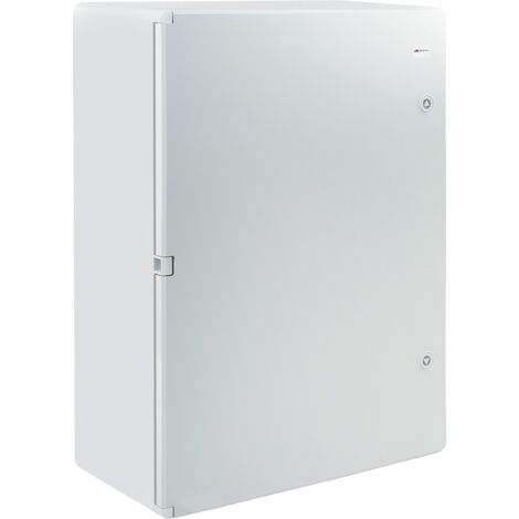 Boîtier électrique ABS étanche vide avec plaque de montage galvanisée et système de verrouillage sécurisé - Dimensions : H 60 x L 40 P 20 cm - Réf. FCT604020P
