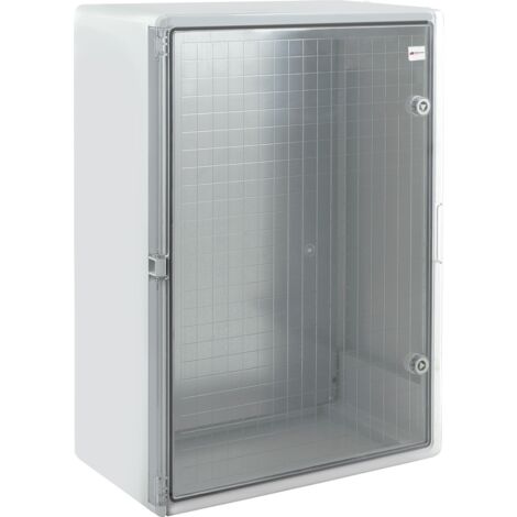 Boîtier standard ABS 400x600x200 avec plaque de montage galvanisée gris HOROZ ELECTRIC | Leroy Merlin