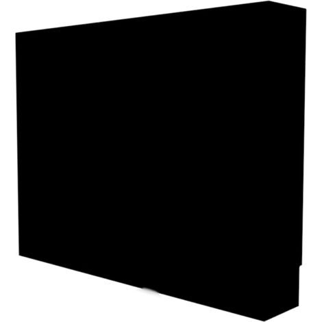 Atole – Cache nourrice plomberie en acier noir – Largeur fixe – Taille 6 – Dimensions H 650 x L 850 x P 150 mm – Résistant à l'humidité