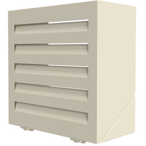 Cache tuyau d'Arrosage en Aluminium thermolaqué pour dévidoir mural - Taille 1 - Crème