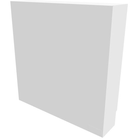 Atole – Cache nourrice plomberie en acier blanc – Largeur fixe – Taille 5 – Dimensions H 650 x L 650 x P 150 mm – Résistant à l'humidité (1/5)