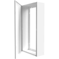 Atole – Coffret électrique nu 13 modules en acier blanc – H. utile 610 mm – Installation rapide et facile – Compatible toutes marques