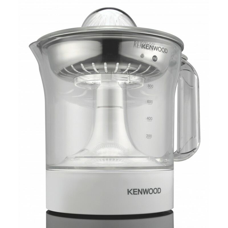 Kenwood Exprimidor Eléctrico De Naranjas JE290. Potencia 40 W, Rotación En 2 Sentidos, Filtro Acero Inox Apto Para Lavavajillas