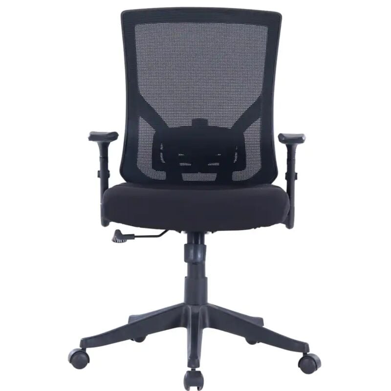 Realspace synchro tilt ergonomic office chair outlet with adjustable armrest and seat florence black