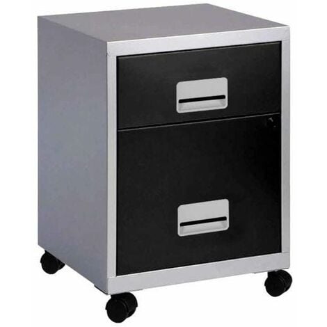 Pierre henry metal 2 drawer maxi filing cabinet store a4