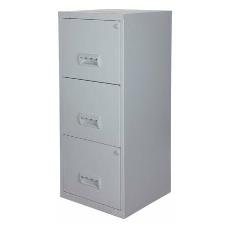 Pierre Henry 3 Drawer Maxi Filing Cabinet - Grey