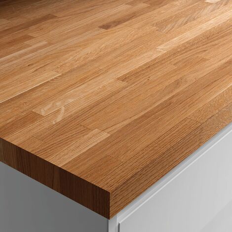 Solid Wood Worktop - Solid Oak 600mm x 26mm x 3m