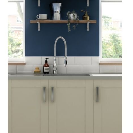 Simeto Monobloc Pull Out Kitchen Sink Mixer Tap - Chrome