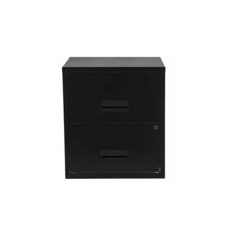 Pierre Henry 2 Drawer Maxi Tall Filing Cabinet - Black (1/5)