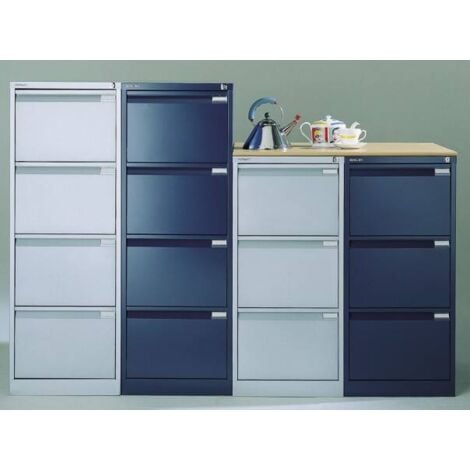 Bisley 2 drawer store foolscap filing cabinet