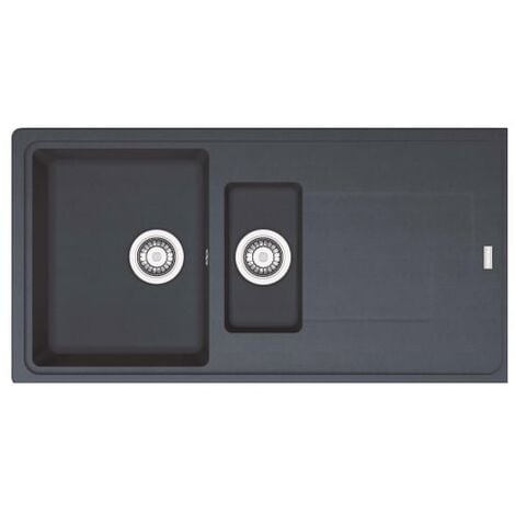 Franke Titan 1.5 Bowl Reversible Composite Kitchen Sink - Graphite Grey