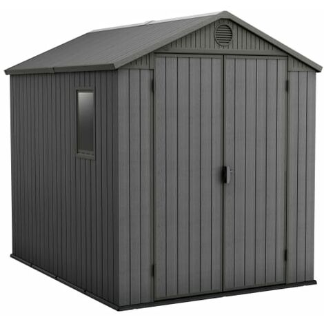 Keter Darwin 6 X 8ft Shed - Grey