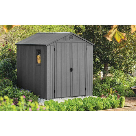 Keter Darwin 6 X 8ft Shed - Grey