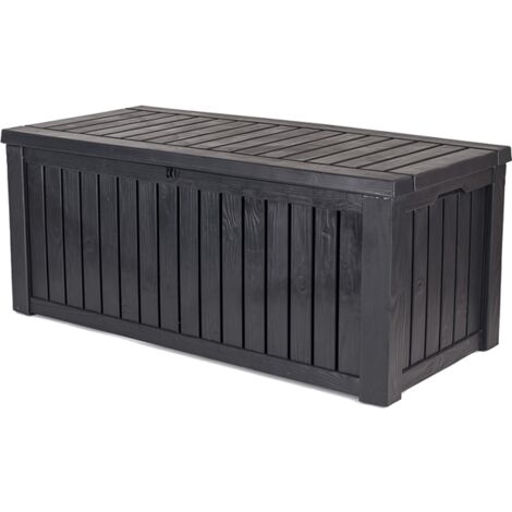 Keter Rockwood 570L Storage Box - Grey (1/4)