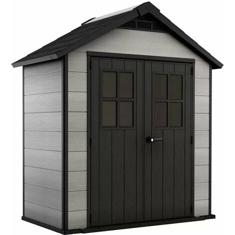 Keter Oakland Shed 7.5 x 4ft - Grey