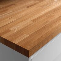Solid Wood Worktop - Solid Oak 600mm x 26mm x 3m