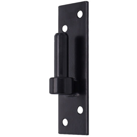 Store Menuiserie – Gond de volet battant sur platine – Acier noir – Diamètre 14mm – Hauteur 40mm – Fixation vis – Résistance à la corrosion