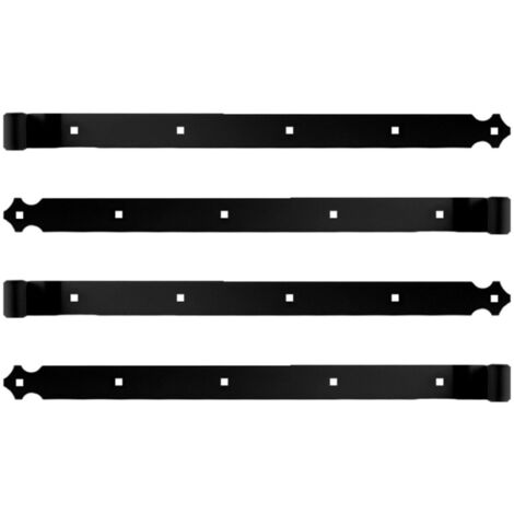 Store Menuiserie – Penture de porte en aluminium 544 mm – Diamètre 14 mm – Fixation avec 5 trous carrés – Pour volets battants et fenêtres en bois ou PVC