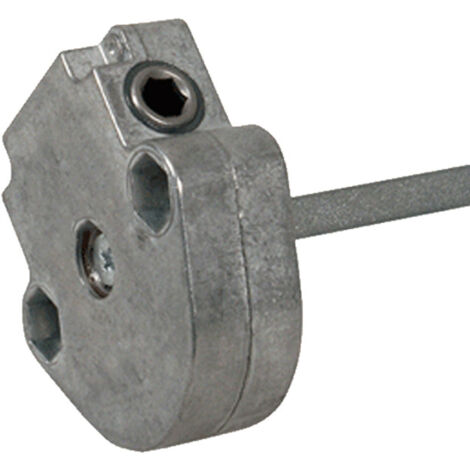 Store Menuiserie – Treuil 1/6 pour volet roulant – Fin de course avec carré 8 – Hauteur 21mm, diamètre 65mm – Installation facile sans fixation