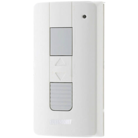 Store Menuiserie – Boîtier émetteur vide V2 Bubendorff – Télécommande pour volets roulants – Compatible gammes ID2, DESIGN, NELTO – Dimensions 45x85mm