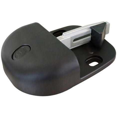 Store Menuiserie – Sabot automatique pour portail battant – Butée réversible inox – Adaptable 20 à 73 mm – Composite résistant à la corrosion – Fabrication France