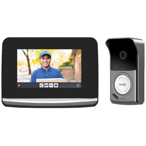 Visiophone io, Somfy, Prise secteur, Saillie, V500 PRO io + alimentation bloc secteur (1/3)