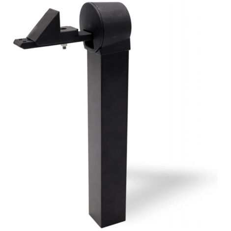 Store Menuiserie – Arrêt automatique pour portail battant – Tube en aluminium 320 mm – Épaisseur ajustable 28 à 86 mm – Fixation par scellement chimique