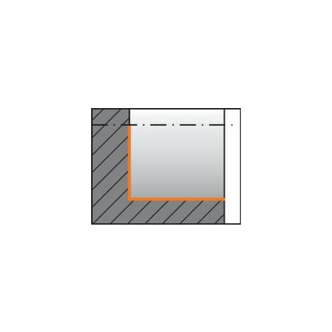 Spingineve Garant In Acciaio - Lama 61 Cm, Manico In Legno, Per Rimozione Neve Da Superfici Ampie