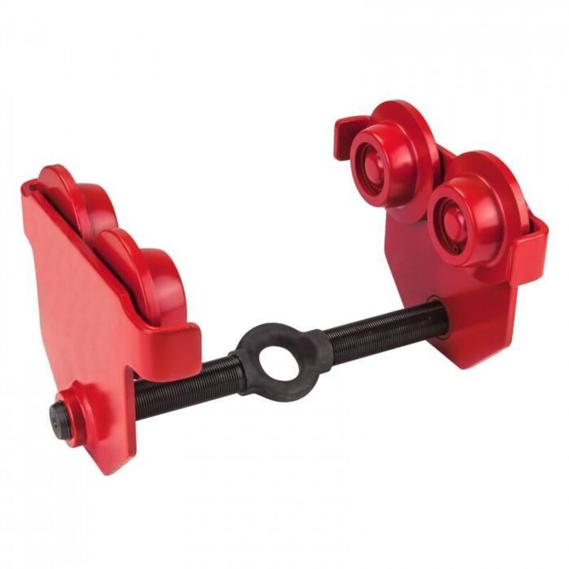 Ganchos Para Saco De Boxeo Ajustables 63-220 Mm - Soporte Para Viga En I, Capacidad 204 Kg, Acero Sólido