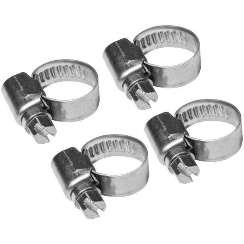 Lot De 4 Colliers De Serrage 8-12 Mm - Largeur 5.6 Mm, Fabriqué En France, Neuf