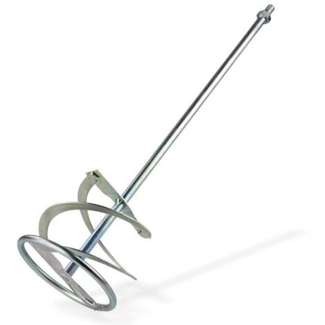 Dema – Hélice pour malaxeur 600mm – Double hélice pour mélange peinture, colle, mortier – Filetage M14 – Ø 14mm
