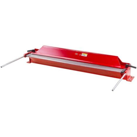 Dema – Presse plieuse cintreuse 1000 mm – Pliage jusqu'à 95° – Épaisseur max. tôle 0,8 mm – Fixation au sol – Pour travaux de plomberie