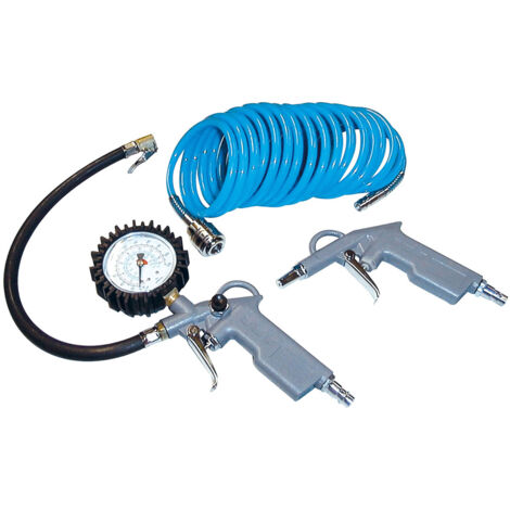 Kit 3 pièces outils pneumatiques - air comprimé (1/2)