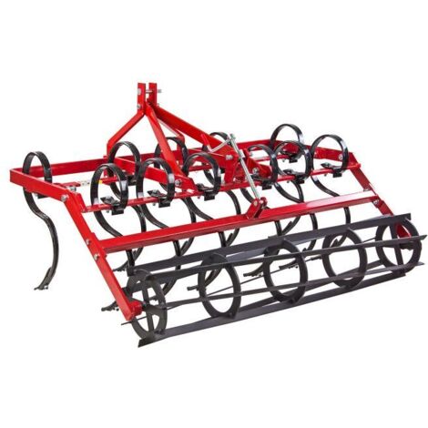 Dema – Vibroculteur préparateur de sol 1330 mm – Attelage KAT 1 pour tracteurs 20-35 CV – 11 fourches 570 mm – Poids 122,5 kg - DG 140 K