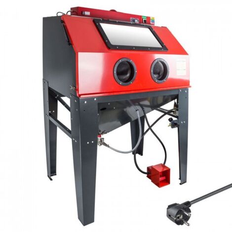 Dema – Cabine de sablage XXL 500/690 L – Aspiration intégrée – Pression 3,4 à 5,5 bars – Pour sable abrasif 0,25 à 1,5 mm
