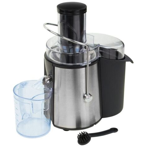 Dema – Extracteur de jus 850W – Centrifugeuse 2 vitesses 14000/18000 T/min – Acier inoxydable – Récipient 1L à jus et 2L à pulpe - ES850X