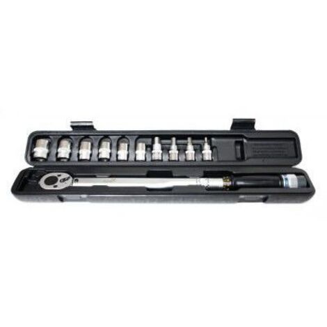 Clé Dynamométrique 1/2 40-210 Nm Avec Douilles Et Rallonge