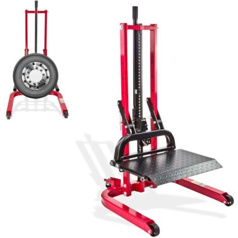 Dema – Cric de levage 800 kg avec plateforme 600 x 360 mm – Hauteur min/max 60 mm / 730 mm – Châssis métallique pour usage industriel