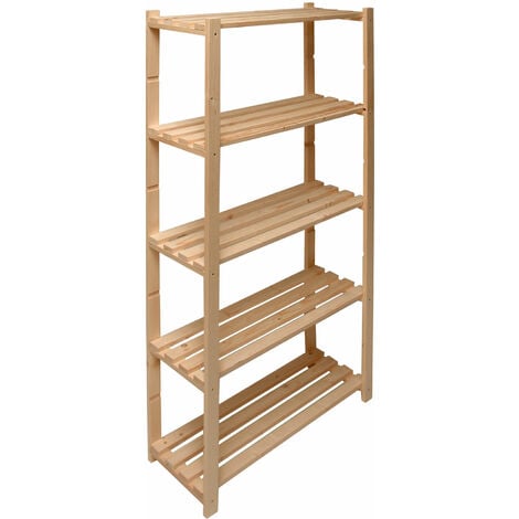Étagère en bois de pin non traité