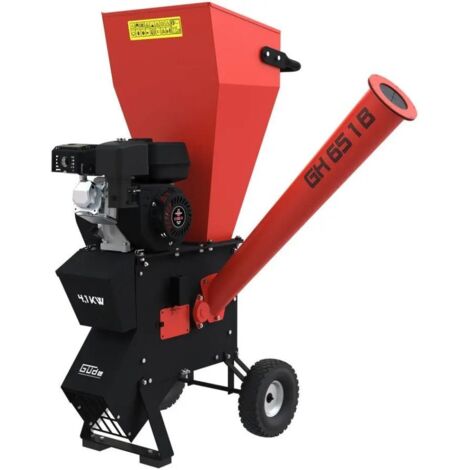 Güde – Broyeur de végétaux thermique – Moteur 4 temps 4,1 kW – Épaisseur max 76 mm – Cylindrée 212 cm³ – 3600 tr/min - GH 651 B