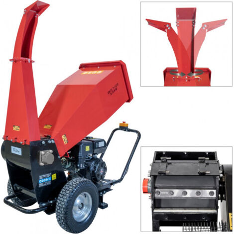 Güde – Broyeur de végétaux thermique – Moteur 4 temps 8,6 kW – Diamètre de coupe 100 mm – Cylindrée 420 cm³ – Pour branches fraîches et sèches
