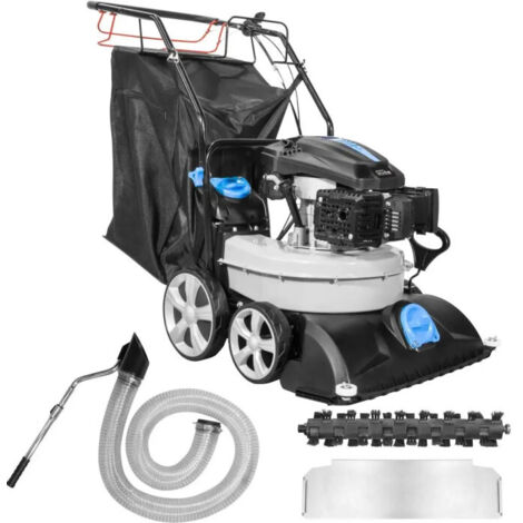 Güde – Aspirateur souffleur thermique 4-en-1 – Moteur 4 temps 3,1 kW – Débit d'air 2000 m³/h – Sac de collecte 150 L – Vitesse de soufflage 144 km/h