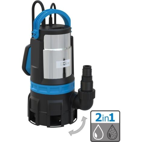 Pompe combinée 2 en 1 GS 750.1 - pour eaux chargées et eaux claires (1/5)