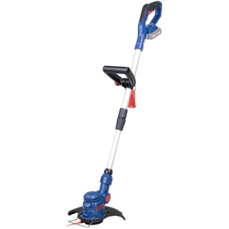 Güde – Coupe-bordure à batterie 18V – Largeur de coupe 255 mm – Moteur 9000 t/min – Tête de coupe rotative 180° – 20 lames de rechange - RT 18-0