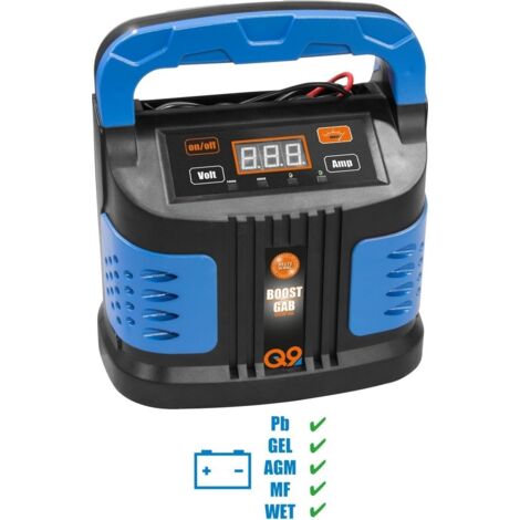 Güde – Chargeur de batterie automatique 12V/6V – 10A Boost avec technologie Inverter – Charge rapide et protection contre courts-circuits (1/5)