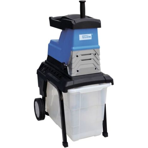 Güde – Broyeur de végétaux électrique 2800W – Diamètre de coupe 45mm – Moteur à induction silencieux – Bac de 55L pour déchets (1/4)