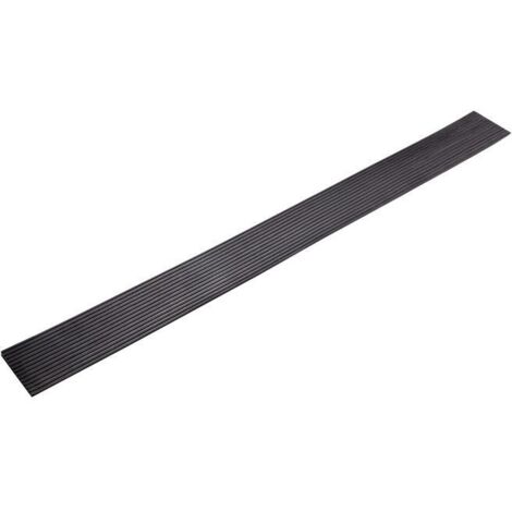 Rampe de seuil / d'accès / bordure - 900 x 80 x 8 mm - caoutchouc