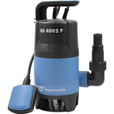 Güde – Pompe immergée pour eaux chargées – Débit max 7500 l/h – Hauteur de refoulement 5 m – Profondeur d'immersion 4 m – IP X8 (1/5)